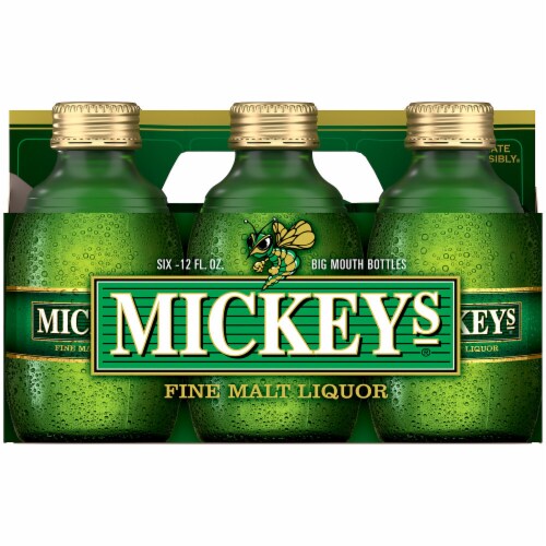 Mickey's Fine Malt Liquor Ale Beer Perspective: right