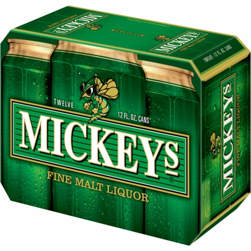 Mickey's® Fine Malt Liquor Ale Beer Perspective: right