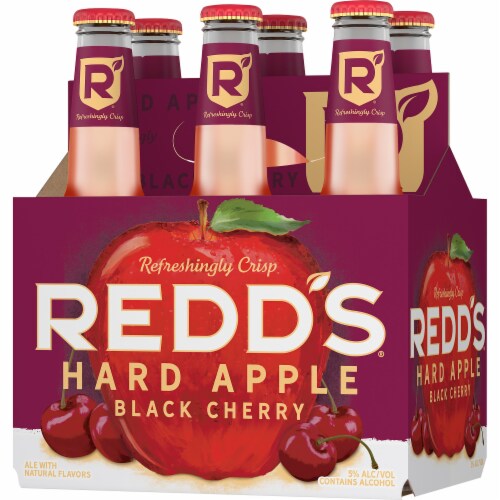 Redd's® Hard Apple Black Cherry Ale Beer Perspective: right
