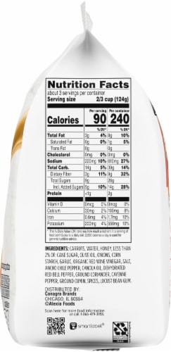 Alexia® Frozen Hot Honey Carrots Perspective: right