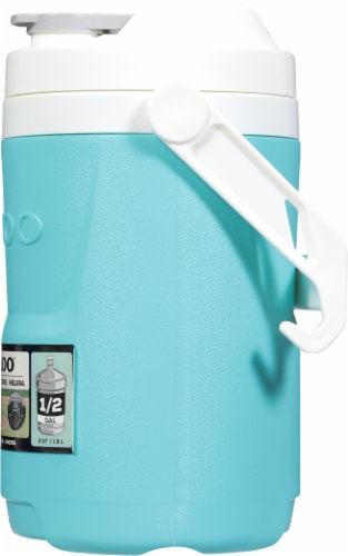 Igloo® Half Gallon Beverage Jug - Aquatic Teal Perspective: right