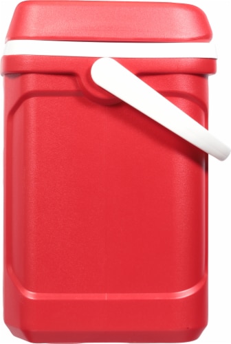 Igloo® Eco Cool Latitude Red & White Hardside Cooler Perspective: right