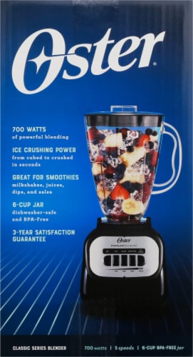 Oster Classic Series Blender With Ice Crushing Power In Black