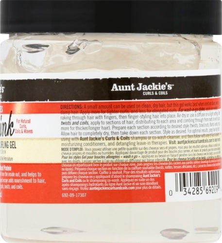 Aunt Jackie's™ Don't Shrink Flaxseed Elongating Curling Gel Perspective: right