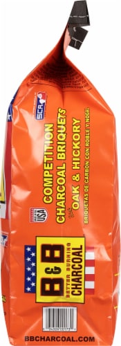 B&B Charcoal Oak & Hickory Charcoal Briquets Perspective: right
