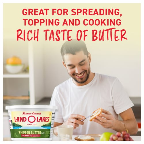 Land O Lakes® Salted Whipped Butter Tub Perspective: right