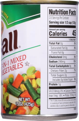 Veg-All Original Mixed Vegetables Perspective: right