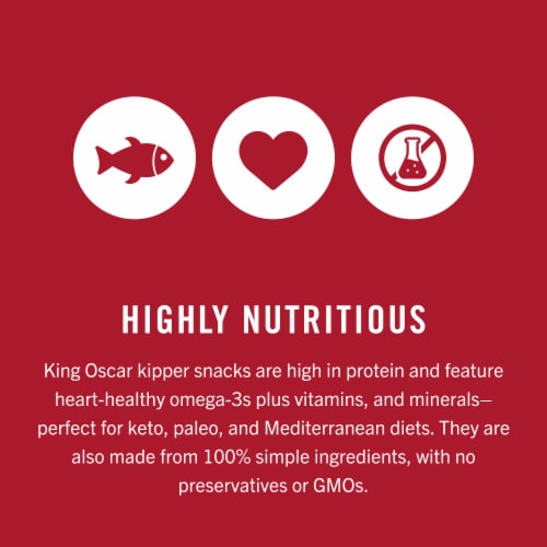 King Oscar Wild Caught Kipper Snacks Perspective: right