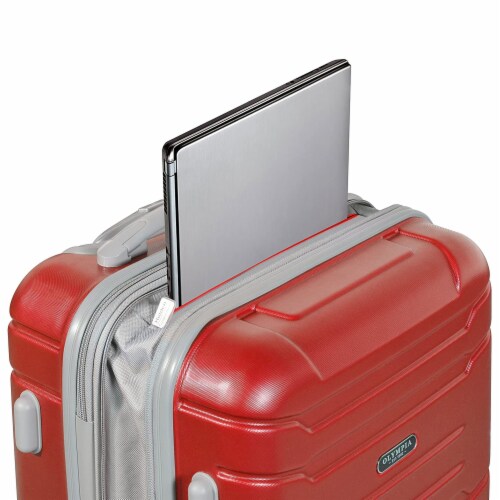 Olympia Denmark 21 Expandable Carry On 4 Wheel Spinner Luggage