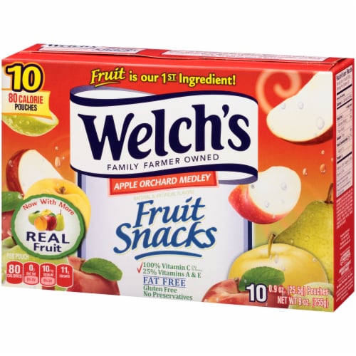 Welch's Apple Orchard Medley Fruit Snacks Perspective: right