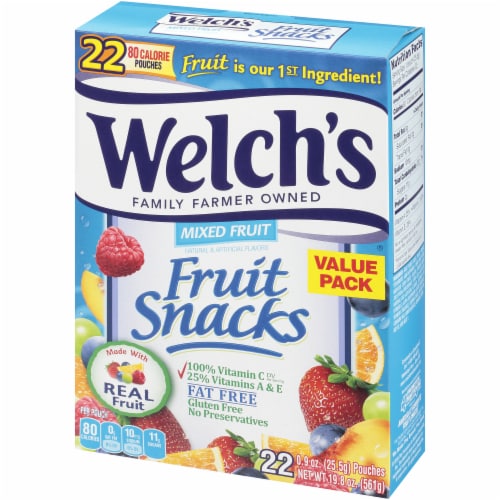Welch's® Mixed Fruit Fruit Snacks 22 Count Perspective: right