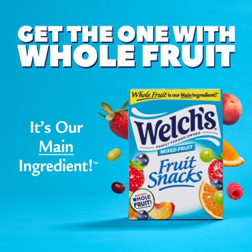 Welch's Berries n' Cherries Fruit Snacks 0.8oz Pouches - 40ct Box Perspective: right