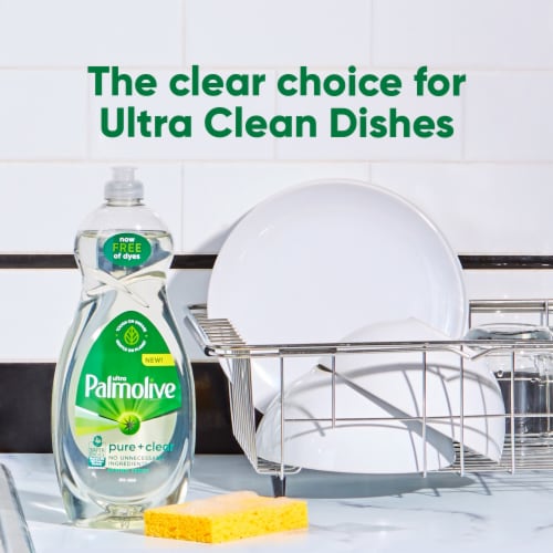 Palmolive Ultra Pure + Clear Spring Fresh Scent Liquid Dish Soap Perspective: right