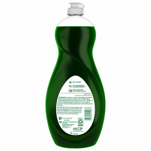 Palmolive Ultra Dishwashing Liquid Dish Soap Ultra Strength Original Perspective: right