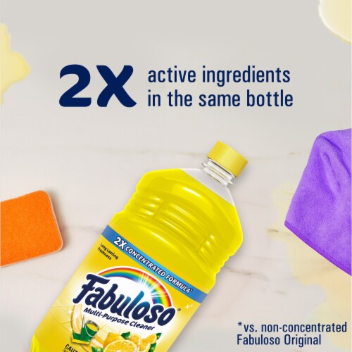 Fabuloso Multi-Purpose Cleaner 2x Concentrated Refreshing Lemon Perspective: right