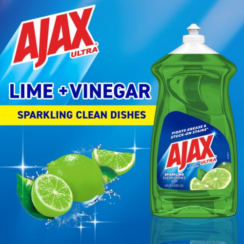 Ajax Ultra Vinegar + Lime Liquid Dish Soap Perspective: right