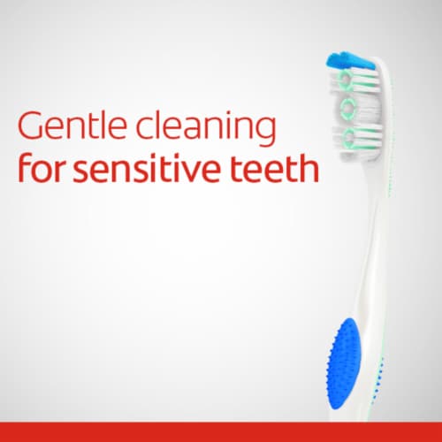 Colgate® 360® Enamel Health Sensitive Extra Soft Toothbrush Value Pack Perspective: right