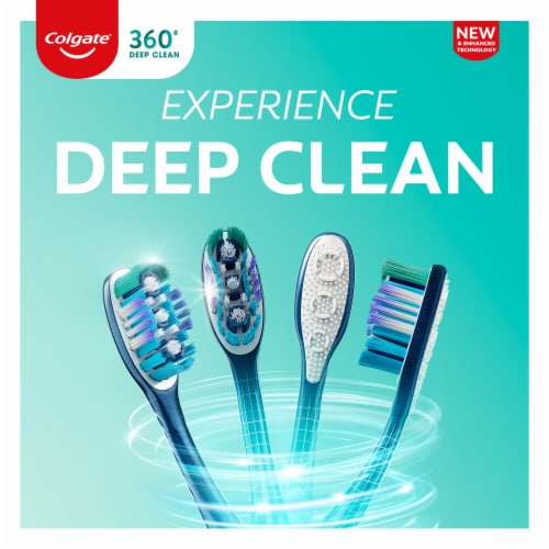 Colgate® 360® Whole Mouth Clean Soft Toothbrush Value Pack Perspective: right