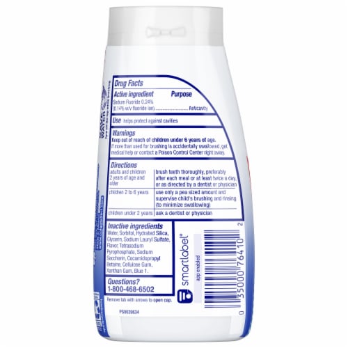 Colgate 2 in 1 Toothpaste and Whitening Mouthwash with Mint Flavor Perspective: right