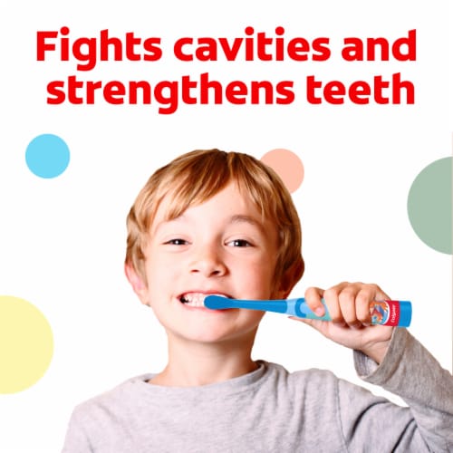 Colgate Toothpaste for Kids with Fluoride in Watermelon Burst Flavor Perspective: right