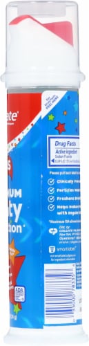 Colgate® Kids Maximum Cavity Protection Bubble Fruit® Pump Toothpaste Perspective: right