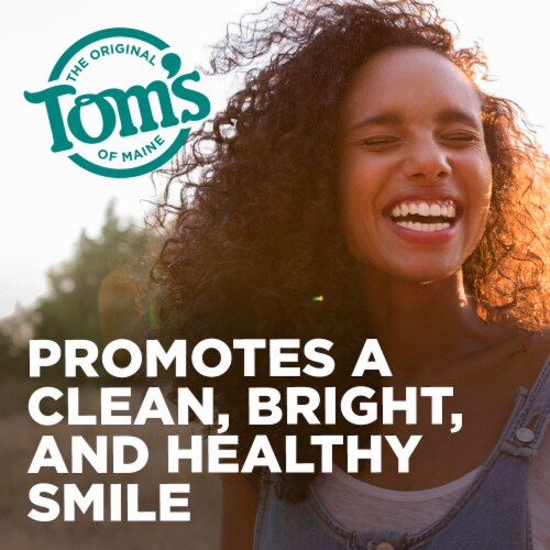 Tom's of Maine Whole Care Natural Toothpaste with Fluoride Spearmint Perspective: right