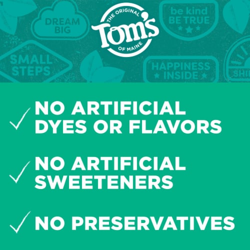 Tom's of Maine Wicked Cool! Fluoride Natural Toothpaste for Kids Mild Mint Perspective: right