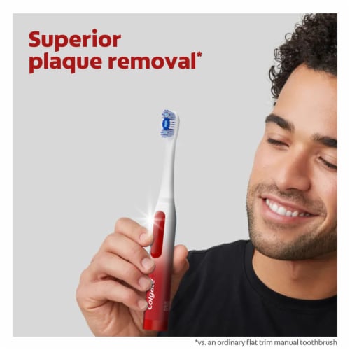Colgate® 360® Optic White® Soft Sonic Powered Battery Toothbrush Perspective: right