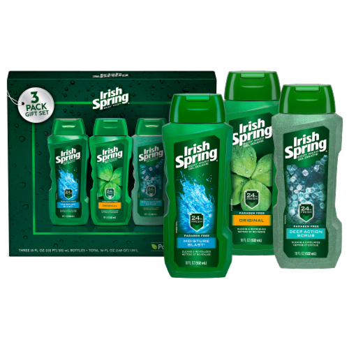 Irish Spring Body Wash Holiday Gift Set Perspective: right