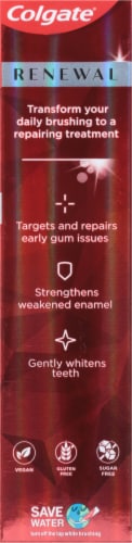 Colgate Renewal Enamel Fortify Whitening Toothpaste Perspective: right