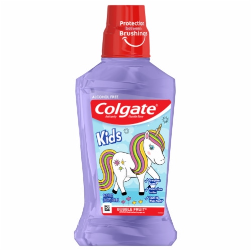 Colgate® Kids Bubble Fruit® Mouth Wash Perspective: right