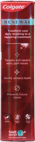 Colgate Renewal Cool Mint Gum Revitalizing Toothpaste Perspective: right