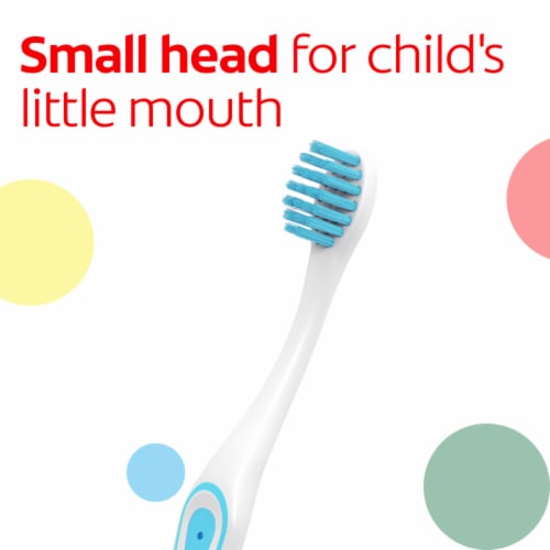 Colgate Toothbrushes for Baby & Kids Ages 0-2 Extra Soft Perspective: right