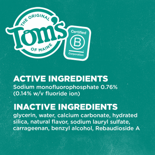 Tom's of Maine Children's Natural Fluoride Toothpaste Grape Perspective: right