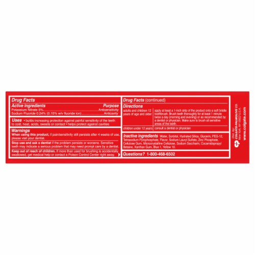 Colgate Enamel Renewal Enamel Repair Toothpaste Deep Clean Mint Toothpaste Perspective: right