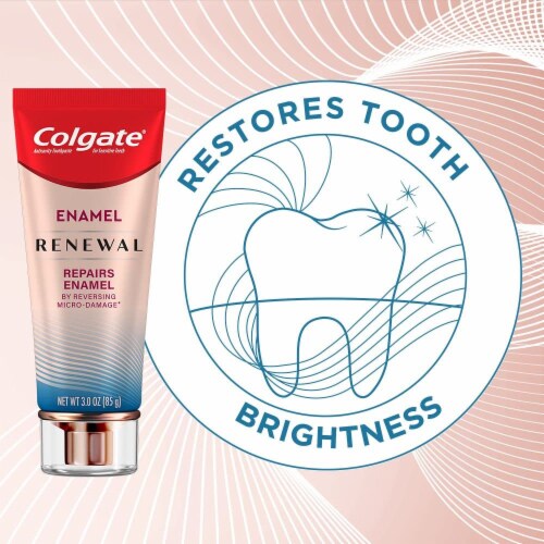 Colgate Renewal Whitening Enamel Toothpaste Mint Perspective: right