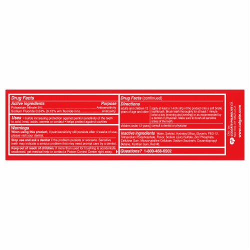 Colgate® Renewal Enamel Sensitivity Toothpaste Perspective: right