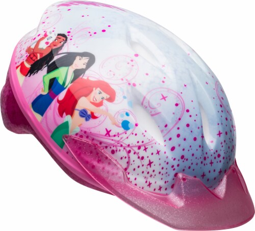 Disney princess child bike helmet Perspective: right
