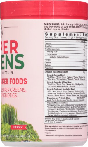 Country Farms Super Greens Berry Raw Super Food Blend Perspective: right