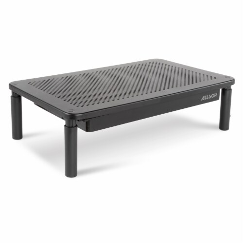 Allsop Tri-Level Adjustable Monitor Stand Perspective: right