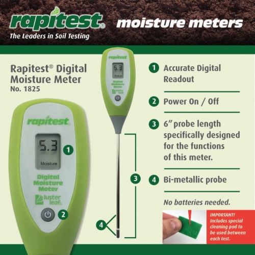Luster Leaf® Rapitest® Digital Soil Moisture Meter, 1 ct Ralphs