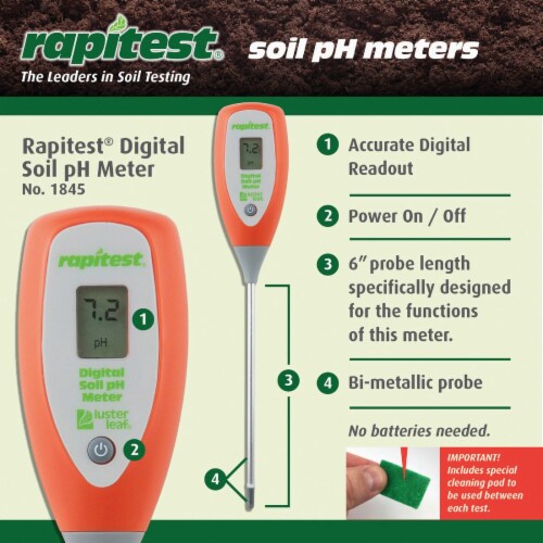 Luster Leaf® Rapitest® Digital Soil PH Meter Perspective: right