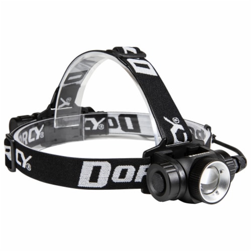 1,000-Lumen Pro Water-Resistant Aluminum LED Rechargeable Headlamp Perspective: right