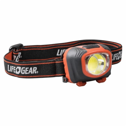 Life Gear® Storm Proof Headlamp - Red / Black Perspective: right