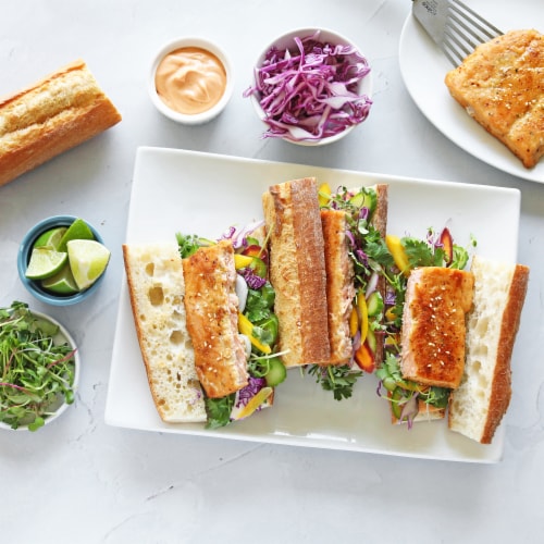 Sea Cuisine Teriyaki Sesame Salmon Perspective: right