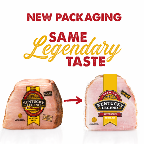 Kentucky Legend® Quarter Sliced Boneless Sweet Honey Smoked Ham Perspective: right
