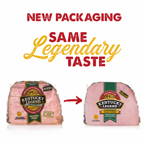Kentucky Legend® Quarter Sliced Boneless Black Forest Smoked Ham Perspective: right