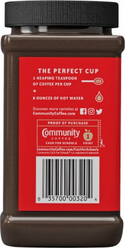 Community Coffee® Dark Roast Instant Coffee Perspective: right