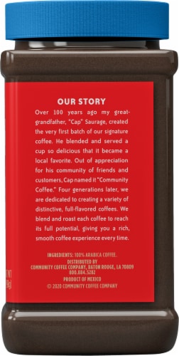 Community Coffee® Breakfast Blend Medium Roast Instant Coffee Perspective: right