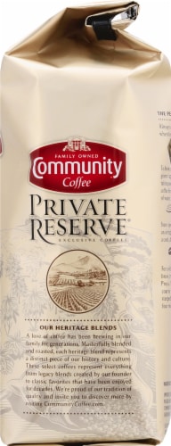 Community Coffee Private Reserve Evangeline Blend Dark Roast Ground Coffee Perspective: right